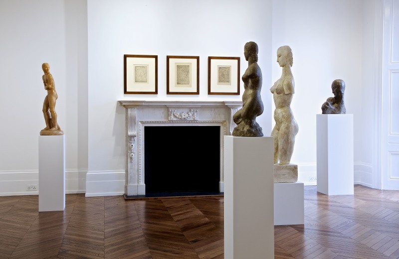 WILHELM LEHMBRUCK Sculpture and Works on Paper 21 March through 25 May 2013 MAYFAIR, LONDON, Installation View 11