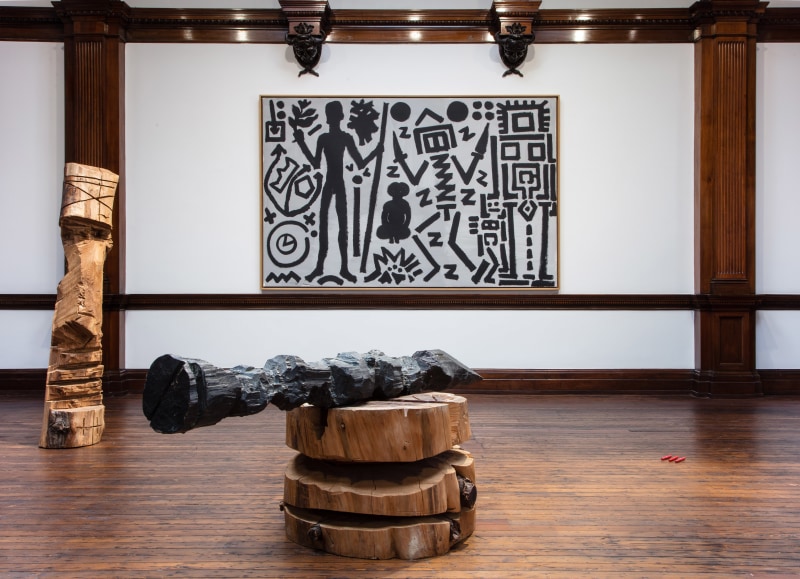 A.R. PENCK, Paintings from the 1980s and Memorial to an Unknown East German Soldier, London, 2018, Installation Image 13