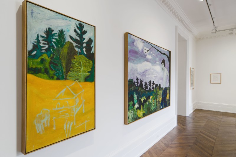 Peter Doig, Early Works, London, 2014, Installation Image 9