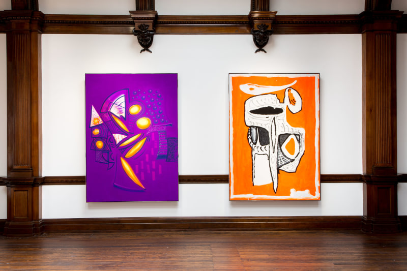 Aaron Curry, Paintings, London, 2014, Installation Image 12