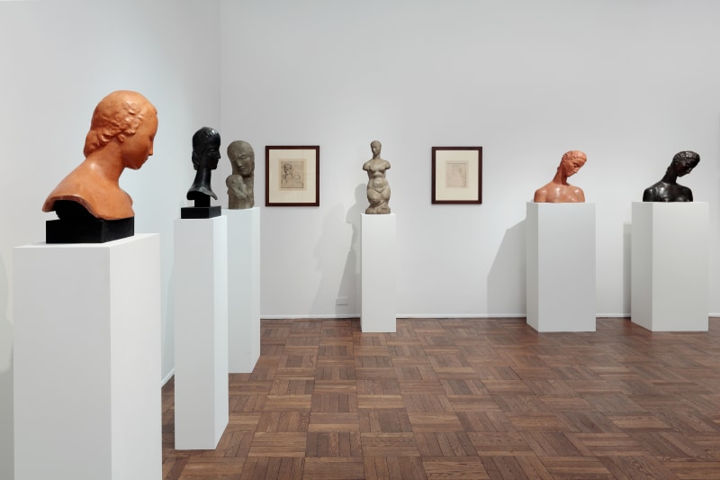 WILHELM LEHMBRUCK, Sculptures and Etchings, New York, 2012, Installation Image 2