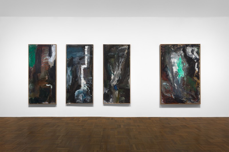 PER KIRKEBY, Paintings and Bronzes from the 1980s, New York, 2018, Installation Image 6