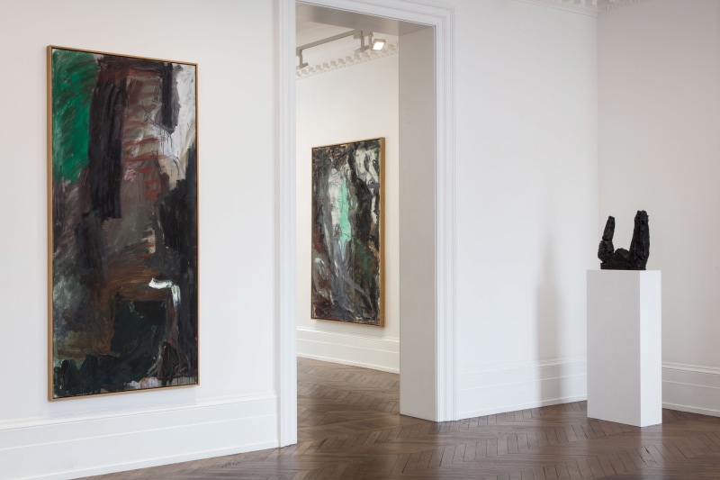 Per Kirkeby, Paintings and Bronzes from the 1980s, London, 2017, Installation Image 4