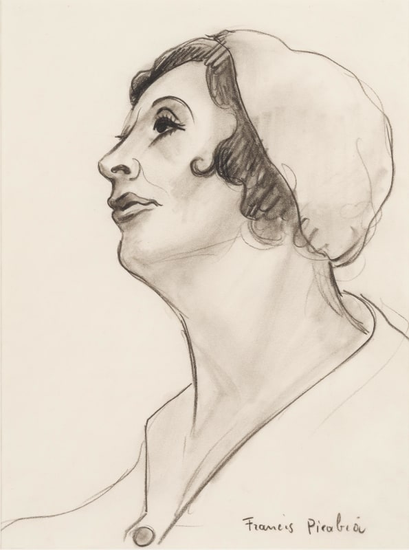 Francis Picabia, &ldquo;T&ecirc;te de femme&rdquo;, ca. 1935