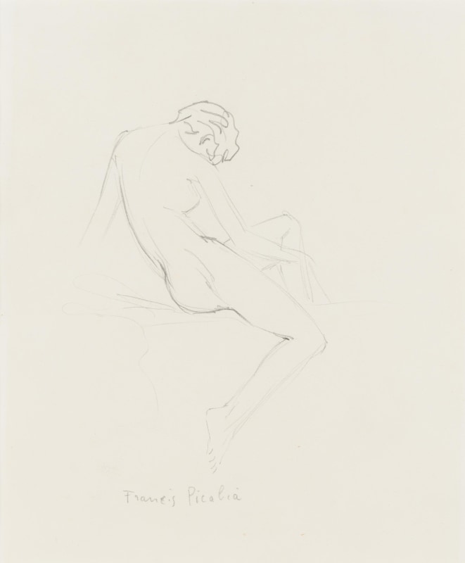 Francis Picabia, &ldquo;Nu assis&rdquo;, ca. 1939-1940