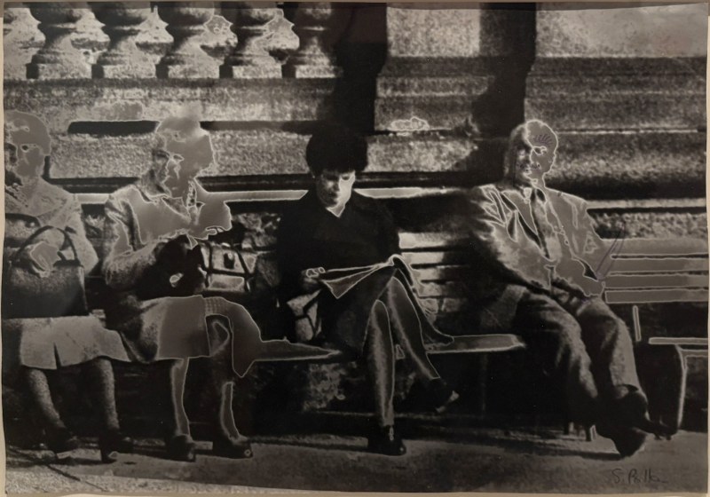 Sigmar Polke, “Untitled (Park Bench)”, 1972