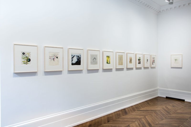 Sigmar Polke, Early Works on Paper, London, 2015, Installation Image 11