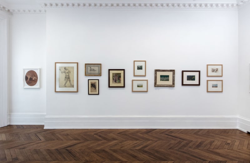 PIERRE PUVIS DE CHAVANNES, Works on Paper and Paintings, London, 2018, Installation Image 2