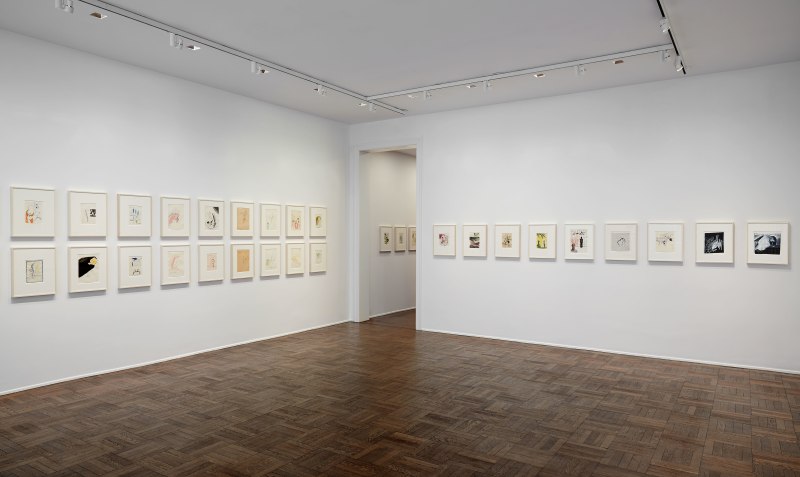 Sigmar Polke, Early Works on Paper, New York, 2014, Installation Image 9