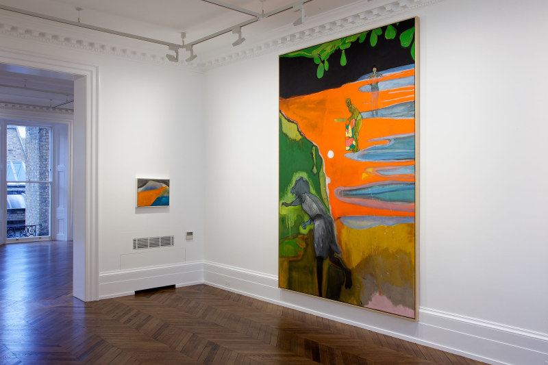 PETER DOIG, New Paintings, London, 2012, Installation Image 3