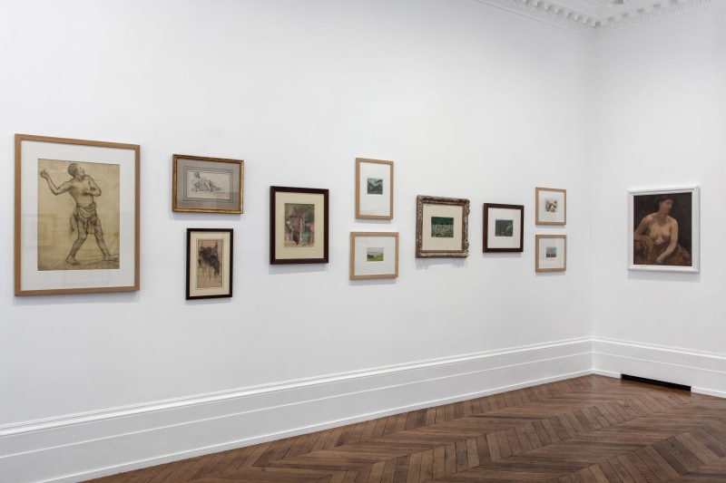 PIERRE PUVIS DE CHAVANNES, Works on Paper and Paintings, London, 2018, Installation Image 3