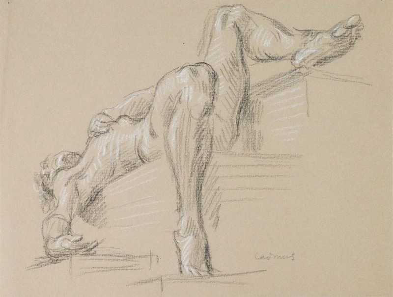 &ldquo;Untitled Nude Study (Reclining Nude)&rdquo;, ca. 1983