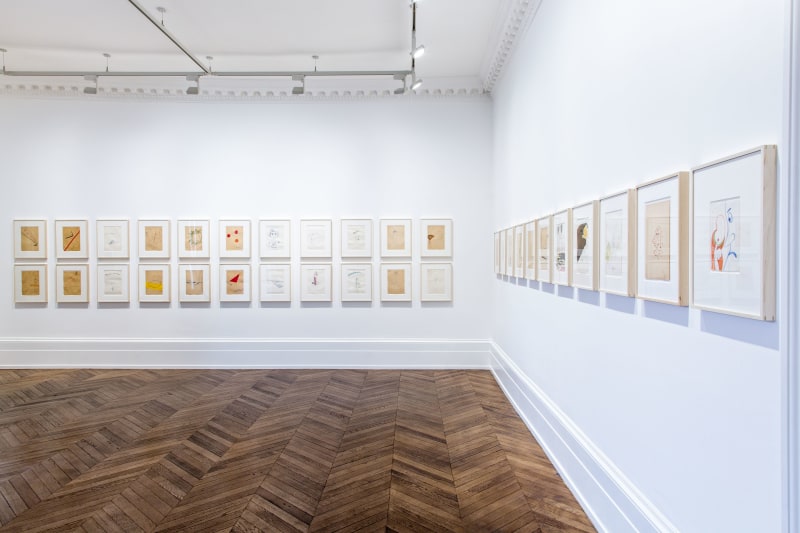 Sigmar Polke, Early Works on Paper, London, 2015, Installation Image 6
