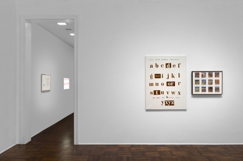 MARCEL BROODTHAERS &Eacute;criture 28 January through 26 March 2016 UPPER EAST SIDE, NEW YORK, Installation View 1