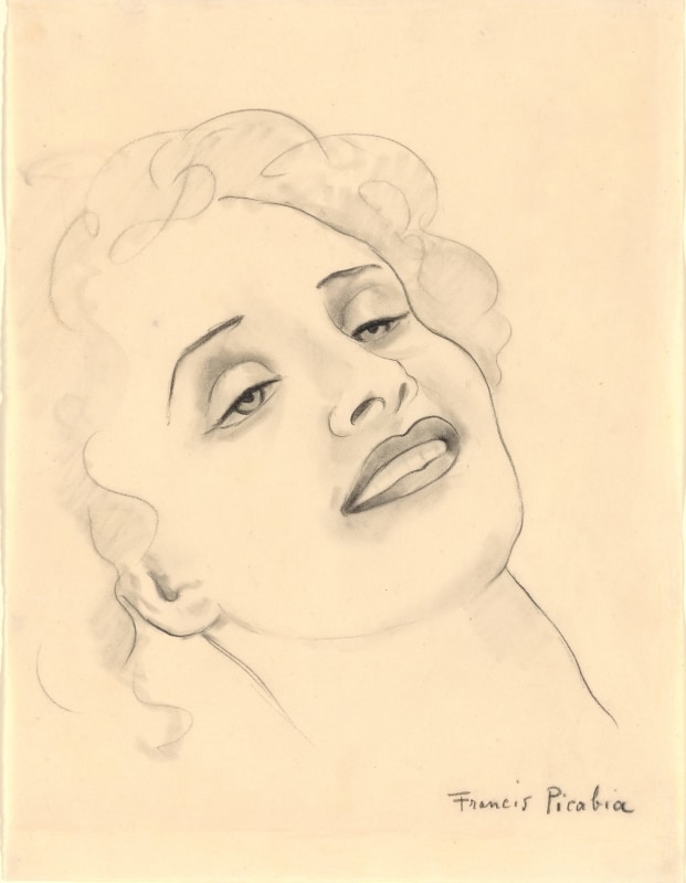 Francis Picabia, &ldquo;T&ecirc;te de femme&rdquo;, ca. 1942