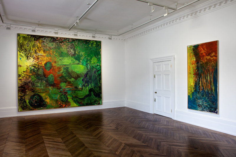 PER KIRKEBY Recent Paintings 5 June through 27 July 2013 MAYFAIR, LONDON, Installation View 1