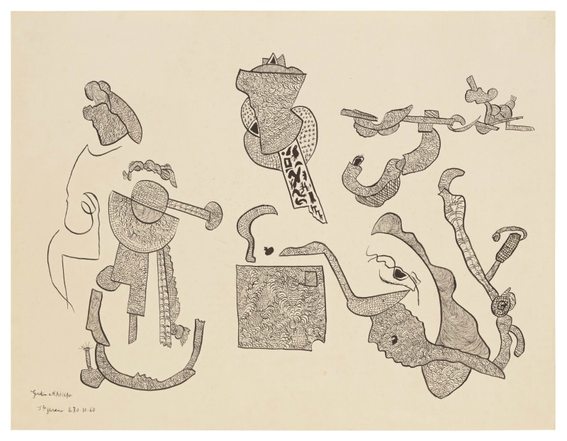 &ldquo;Untitled&rdquo;, 1960, India ink on paper