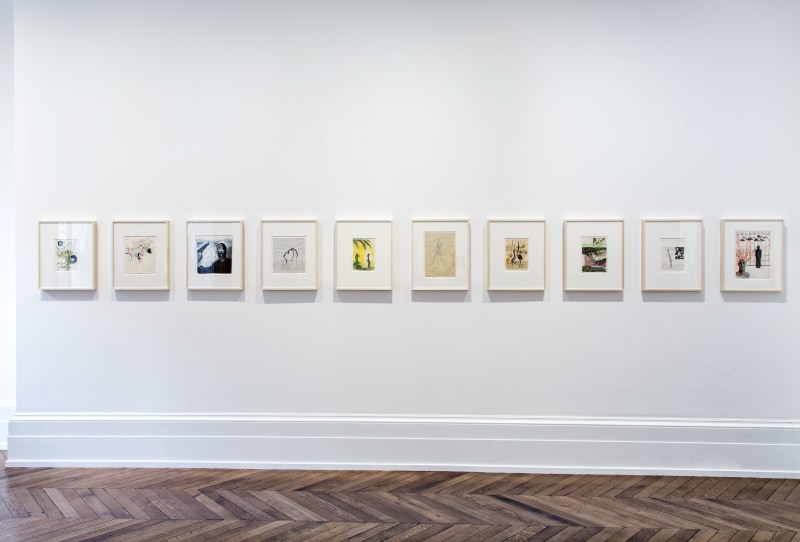 Sigmar Polke, Early Works on Paper, London, 2015, Installation Image 10