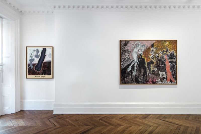 J&Ouml;RG IMMENDORFF, Questions from a Painter Who Reads, London, 2018, Installation Image 2