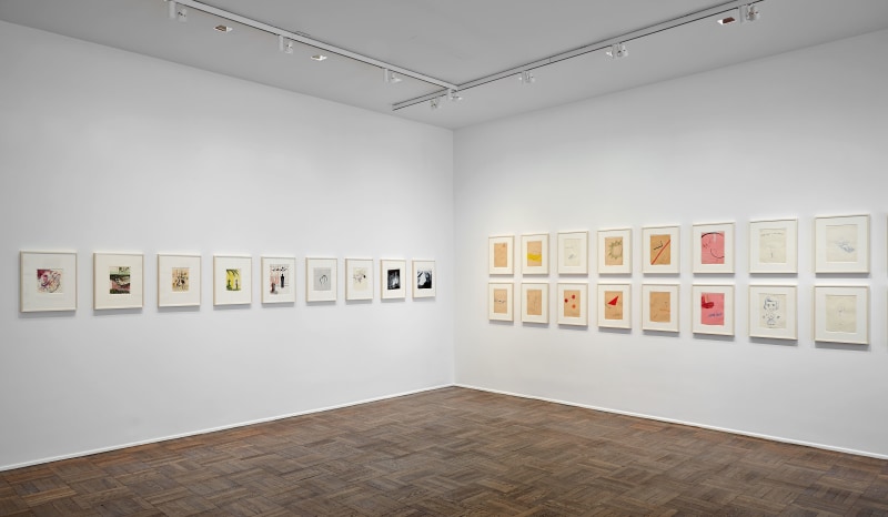 Sigmar Polke, Early Works on Paper, New York, 2014, Installation Image 3