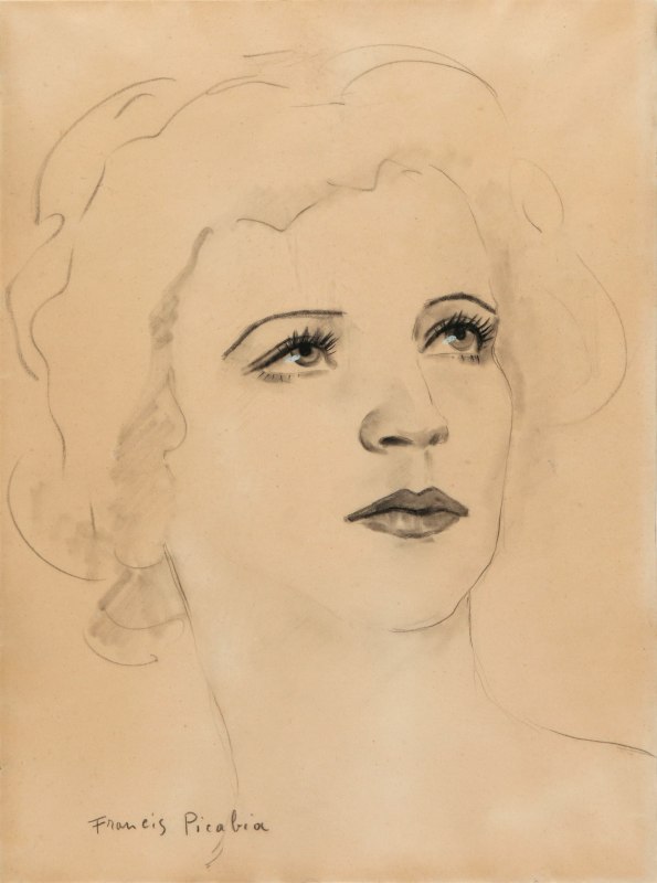 Francis Picabia, &ldquo;Untitled (T&ecirc;te de femme)&rdquo;, ca. 1940-1941
