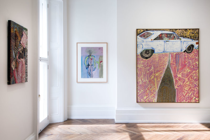Peter Doig, Early Works, London, 2014, Installation Image 1