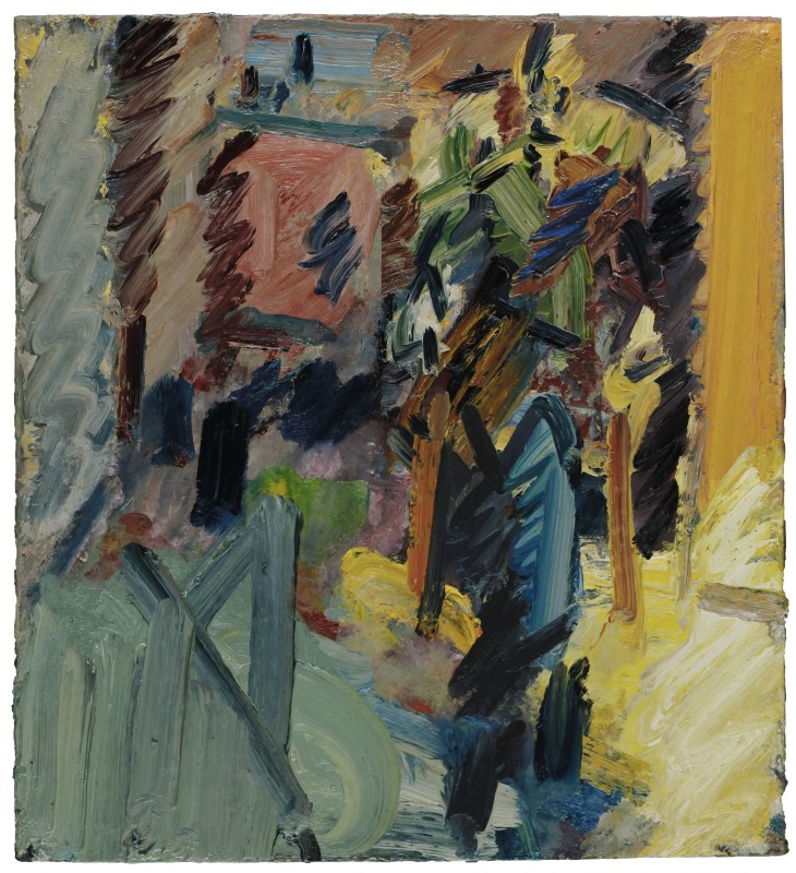 Frank Auerbach, “Portrait of William Feaver Seated”, 2011