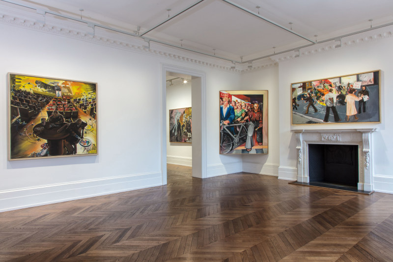 J&Ouml;RG IMMENDORFF, Questions from a Painter Who Reads, London, 2018, Installation Image 10