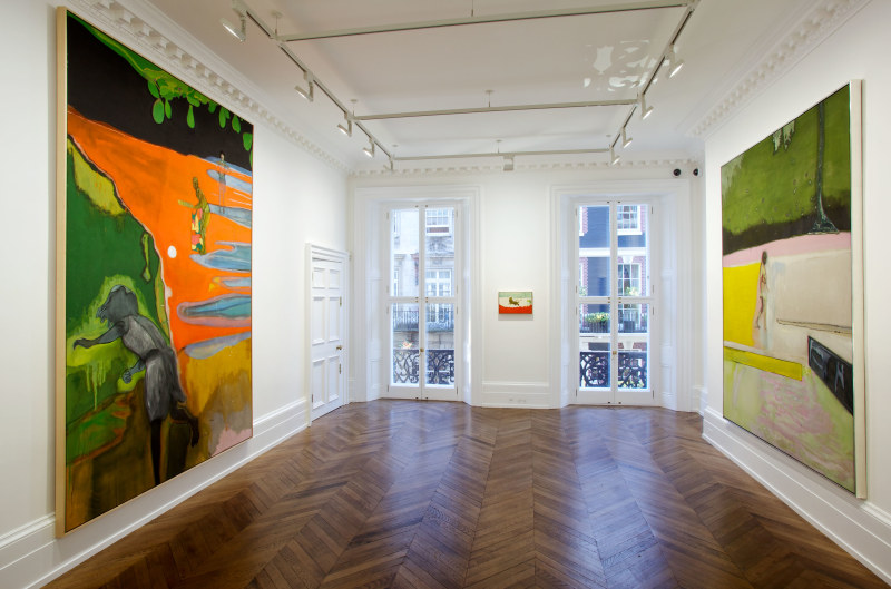 PETER DOIG, New Paintings, London, 2012, Installation Image 2