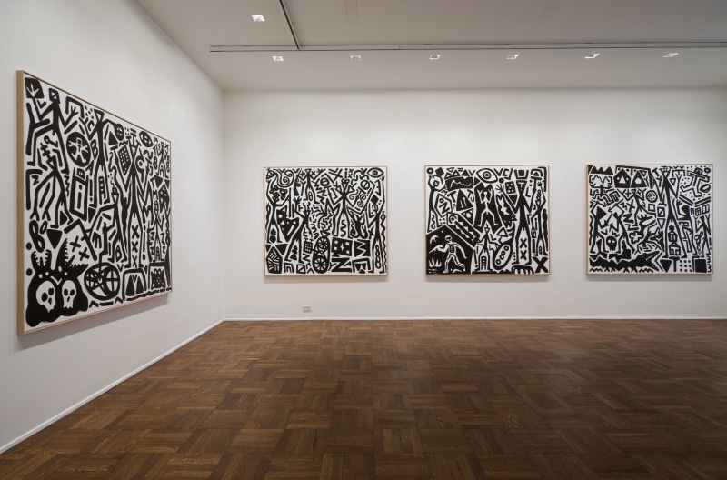 A.R. Penck, New System Paintings, 2009, Michael Werner New York Image 1