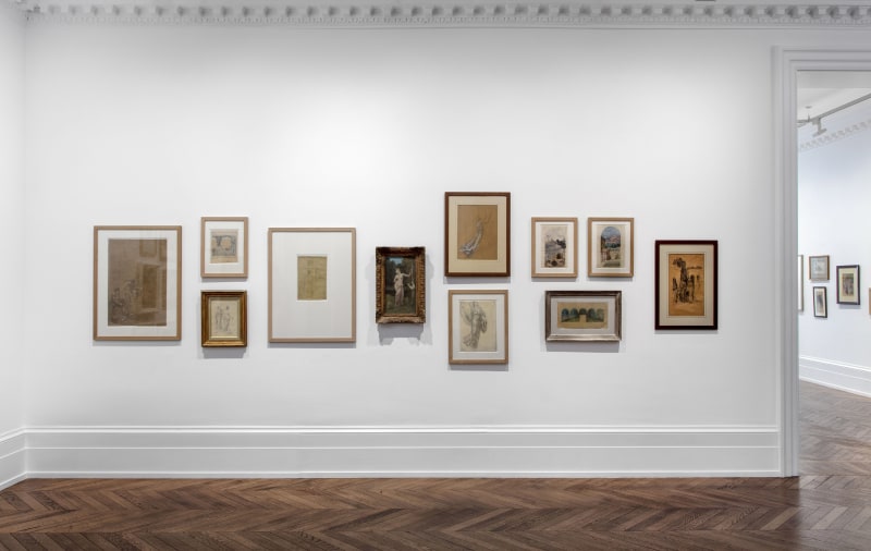 PIERRE PUVIS DE CHAVANNES, Works on Paper and Paintings, London, 2018, Installation Image 12