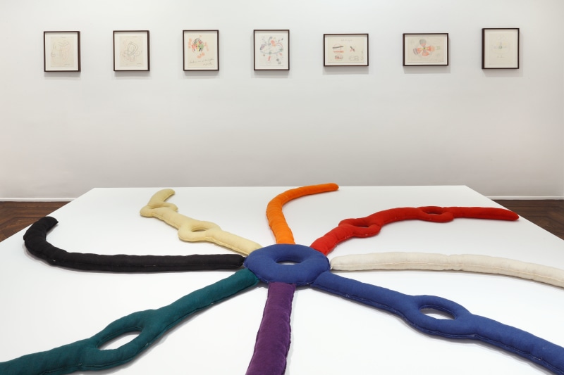 A.R. Penck, Felt Works 1972-1995, New York, 2014, Installation Image 9