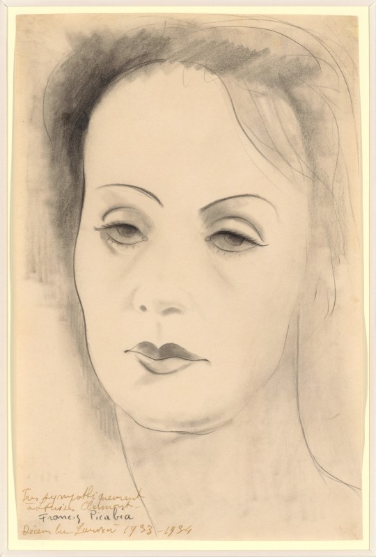 &ldquo;Untitled (Portrait of Greta Garbo)&rdquo;, ca. 1933-1934, Pencil on paper