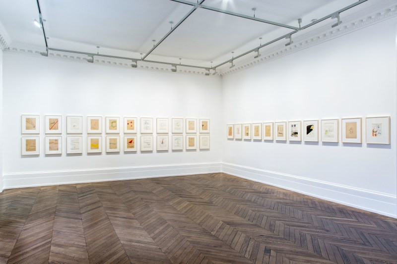 Sigmar Polke, Early Works on Paper, London, 2015, Installation Image 7