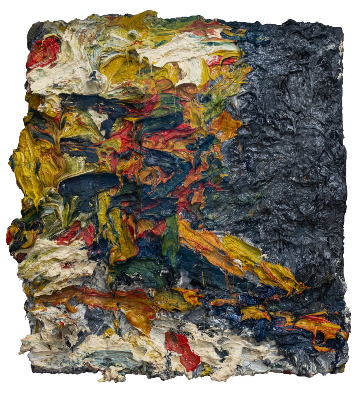 Frank Auerbach, “E.O.W. Looking into the Fire II”, 1962