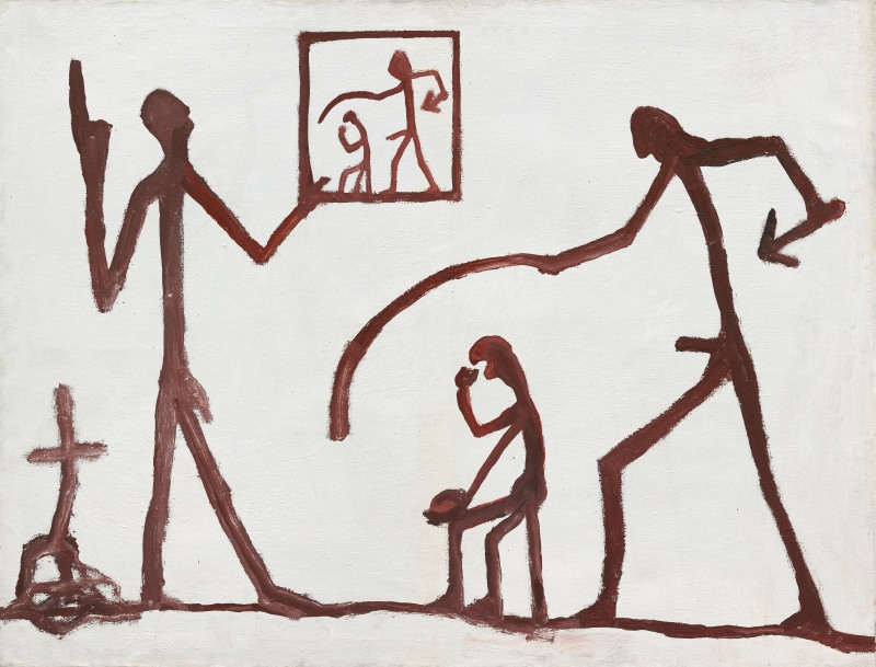 A.R. Penck, Untitled (Group), 1961