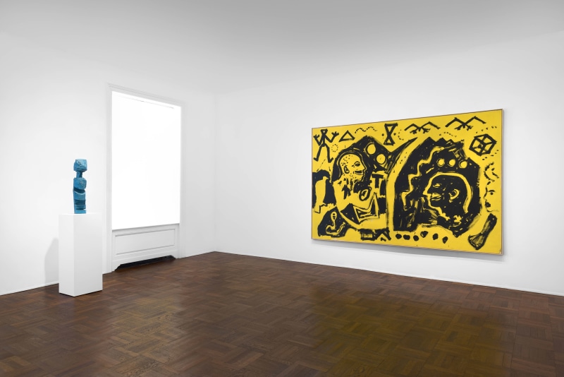 A.R. PENCK, Paintings from the 1980s and Memorial to an Unknown East German Soldier, New York, 2018, Installation Image 3