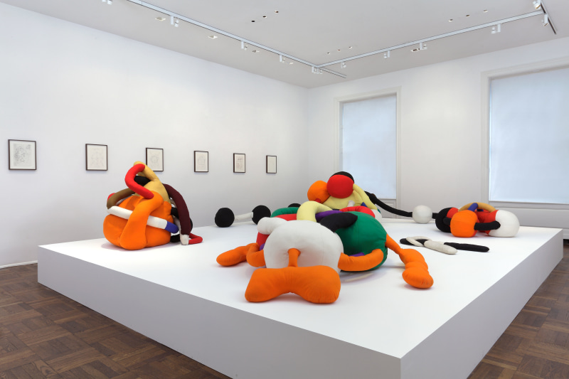 A.R. Penck, Felt Works 1972-1995, New York, 2014, Installation Image 1