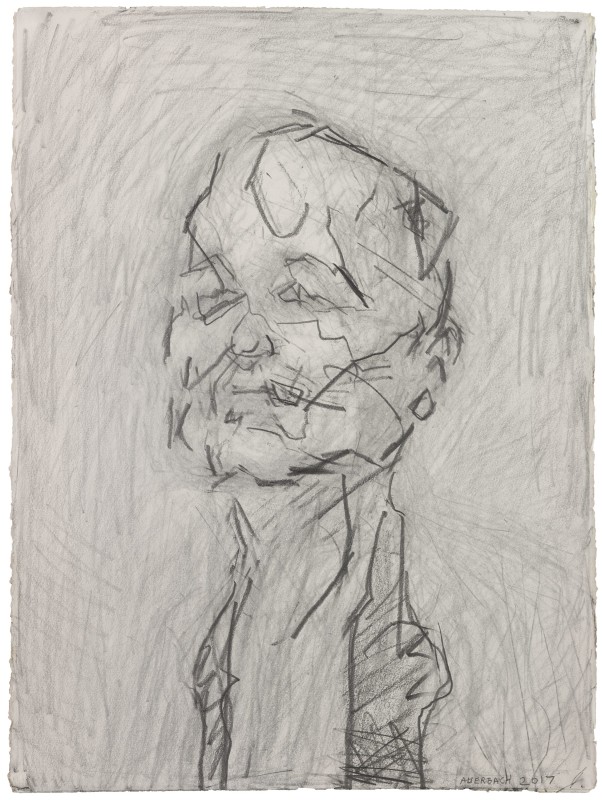 Frank Auerbach, “Self-Portrait”, 2017