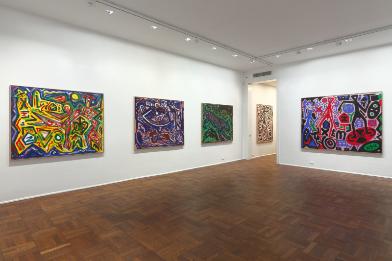 A.R. PENCK New Paintings 10 January through 9 March 2013 UPPER EAST SIDE, NEW YORK, Installation View 6