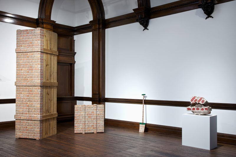 MARCEL BROODTHAERS D&eacute;cor: A Conquest and Bricks: 1966-1975 21 November 2013 through 18 January 2014 MAYFAIR, LONDON, Installation View 15