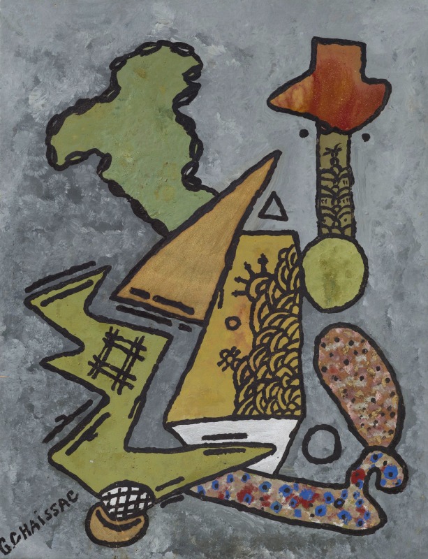 &ldquo;Mon pays&rdquo;, ca. 1950, Oil on paper mounted on canvas