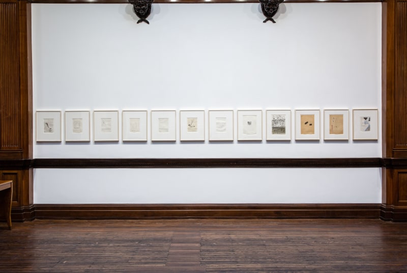 Sigmar Polke, Early Works on Paper, London, 2015, Installation Image 14
