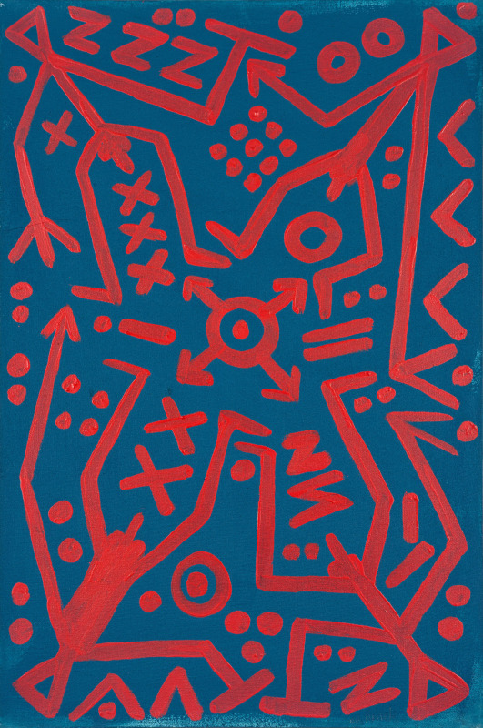 A.R. Penck, &ldquo;Promise of Space-Concept&rdquo;, 1991