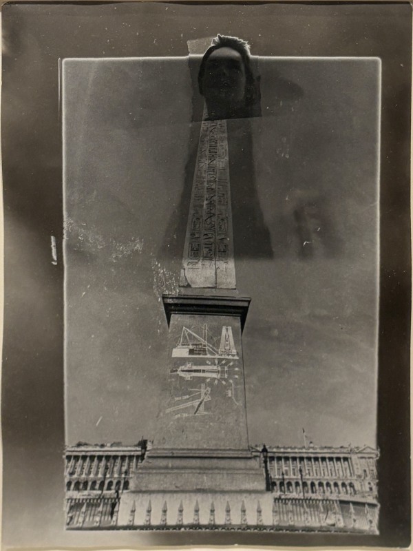 Sigmar Polke, “Paris (Obelisk with Woman’s Head)”, 1971