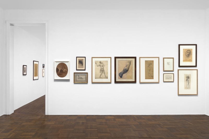 PIERRE PUVIS DE CHAVANNES, Works on Paper and Paintings, New York, 2018, Installation Image 1