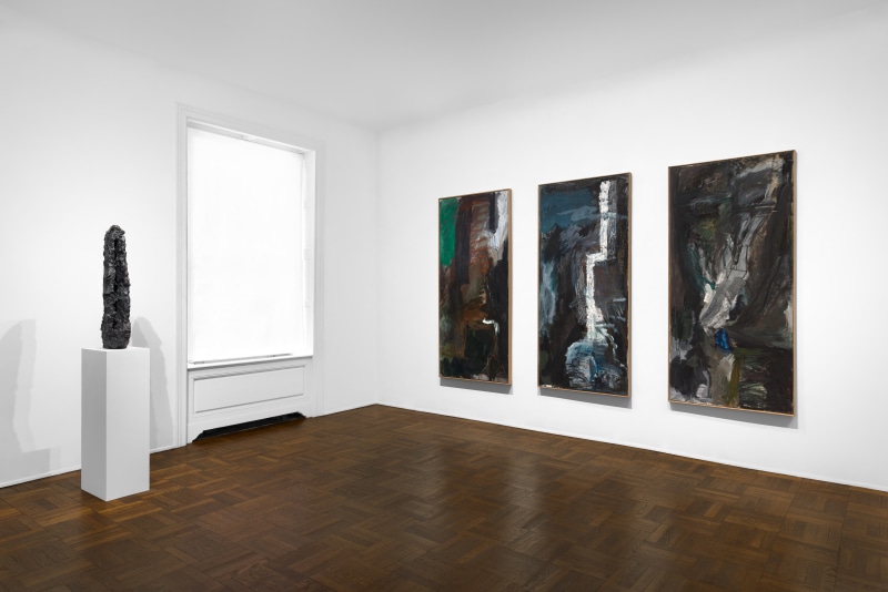 PER KIRKEBY, Paintings and Bronzes from the 1980s, New York, 2018, Installation Image 5