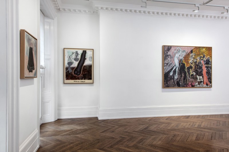 J&Ouml;RG IMMENDORFF, Questions from a Painter Who Reads, London, 2018, Installation Image 1