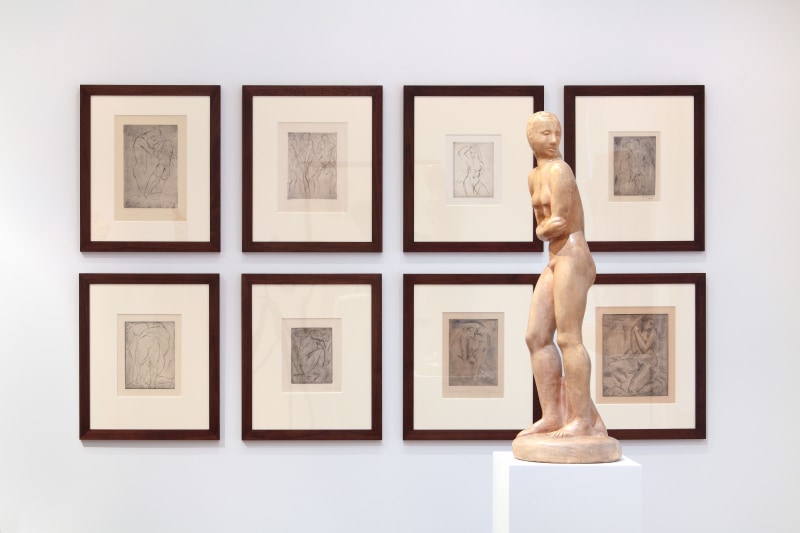 WILHELM LEHMBRUCK, Sculptures and Etchings, New York, 2012, Installation Image 6