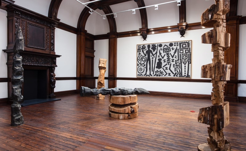 A.R. PENCK, Paintings from the 1980s and Memorial to an Unknown East German Soldier, London, 2018, Installation Image 11